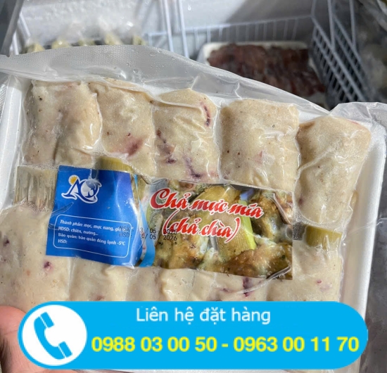 Chả mực mía