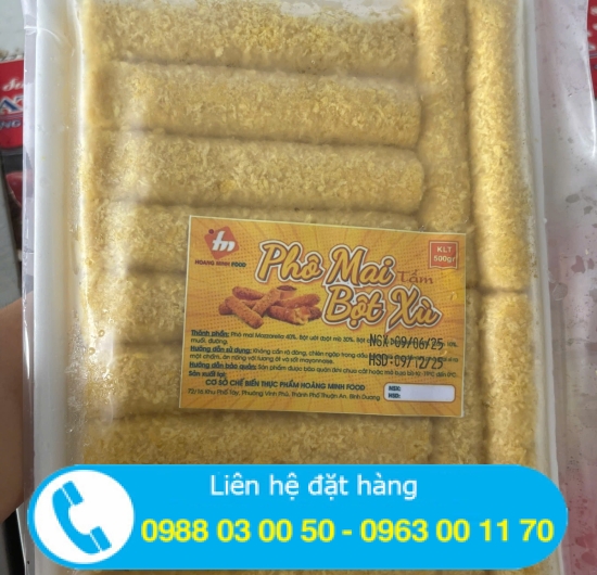 Phô mai bột xù