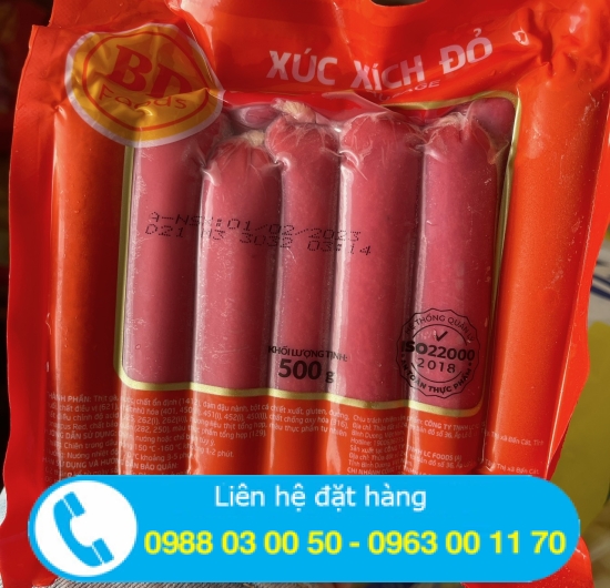 xúc xích đỏ