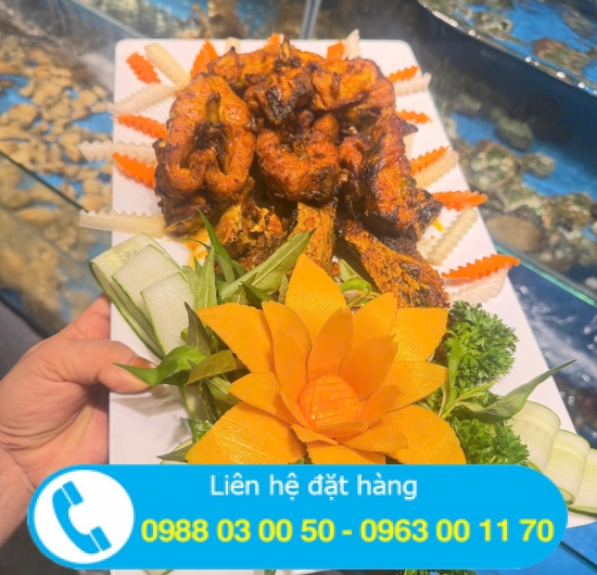 CÁ TẦM NƯỚNG MUỐI ỚT 